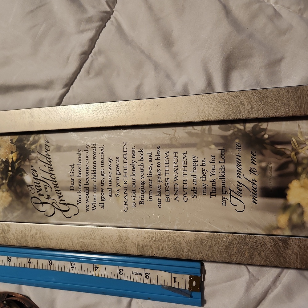 BBW 3 Wick candle  "ciao. grape leaves & GRANDMOTHER  frame art